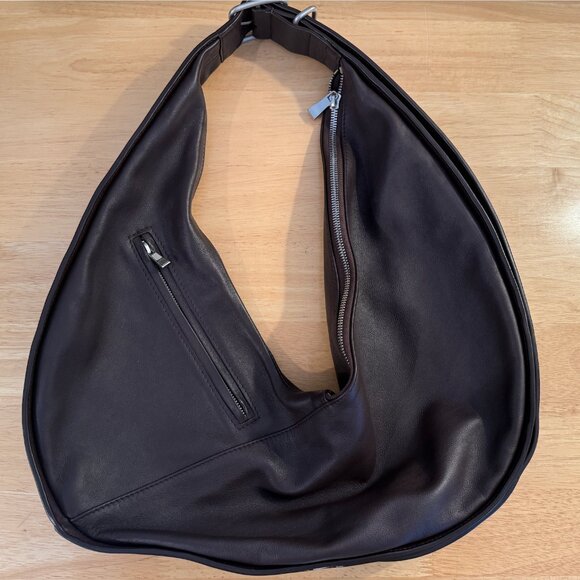 Janessa Leone Cross Body Shoulder Tote Bowe Bag in Dark Brown - Picture 7 of 8